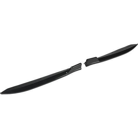 2 pièces diffuseur lèvre pare-chocs arrière gauche droite sabot spoiler kit carrosserie pour BMW Série 5 G30 M-Tech 525i 530i 540i 2017-2022 style fibre de carbone (1/5)