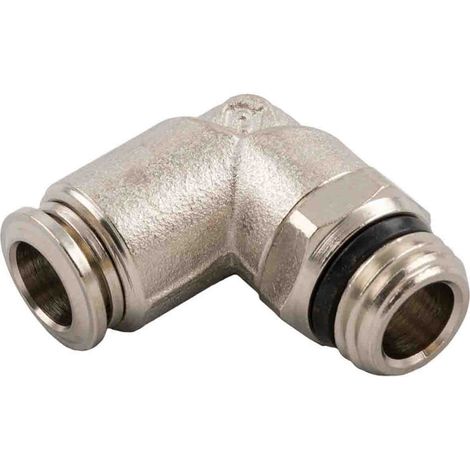 Raccord instantané RS PRO vers Enfichable, 12 mm G 3/8 Mâle ( Prix pour Sachet de 10 )