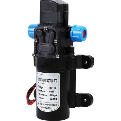 Pompe à eau 12V haute pression 116Psi pour camping-car, bateau et camping autonome (1/5)
