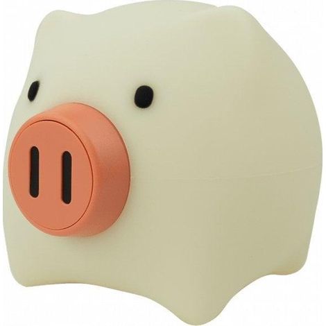 Teckin Nachtlampe Schwein wiederaufladbar Weiß