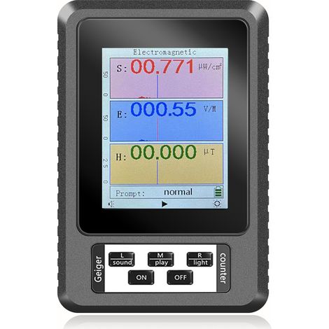 Testeur de Rayonnement Électromagnétique XR2 - Détecteur EMF pour Maison et Bureau (1/5)