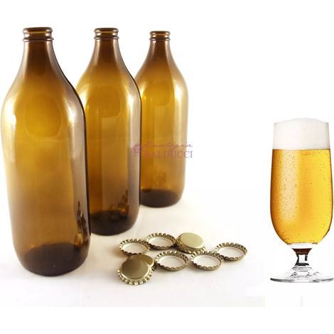 Bottiglie Birra Marrone 0,66 L – Con Tappo Corona – Confezione 20 pezzi (1/4)