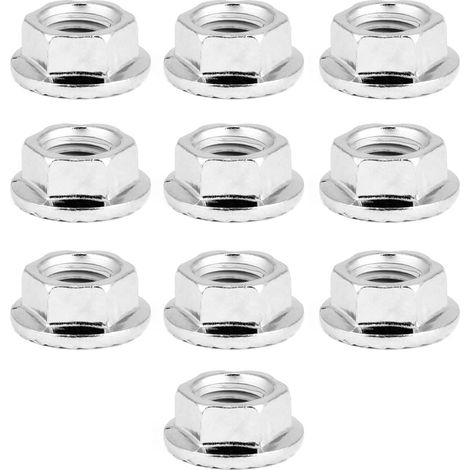 Écrou M10X1.25, 10 Pièces, Filetage Fin, écrou Hexagonal, Fixation avec écrou M10 1.25 (1/5)