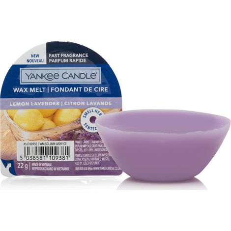 Vela Yankee Candle de cera de limón y lavanda, 22 g