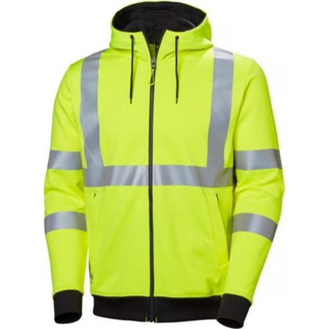 Sudadera con capucha y cremallera de alta visibilidad Addvis 79094 HELLY HANSEN 4XL Amarillo flúor