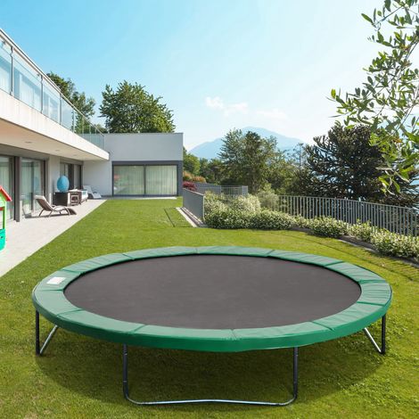 Telo di protezione perimetrale per trampolino, larghezza Ø366 cm, antistrappo, resistente ai raggi UV, idrorepellente, accessorio per trampolino, protezione perimetrale, rete di sicurezza, ricambi per