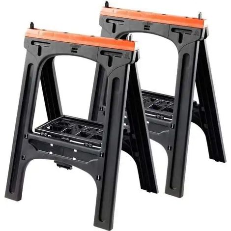 Tréteaux Pro Tood Robuste, Pliable, Capacité 200kg Par Tréteau. - Tood (1/5)