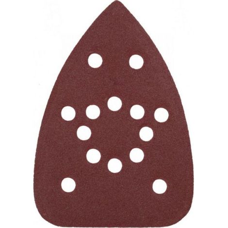 Feuille Abrasive - Papier De Verre Triangle - Pour Ponceuse Delta - 40 Gr - Lot De 5