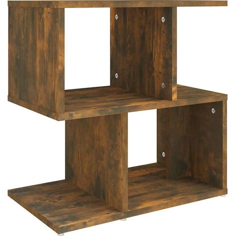 Maison Exclusive - Mesita de noche madera contrachapada roble ahu (1/5)