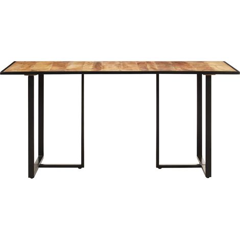 Maison Exclusive - Esstisch 200 cm Raues Mangoholz (1/5)