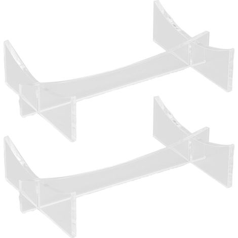 Clear Acrylic Football Display Stand with Thick Transparent Design for Balls and Sports (1/5)