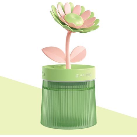 Mini humidificateur à brume fraîche avec deux modes de pulvérisation, humidificateur d'air portable, mini humidificateur rechargeable (vert) (1/5)