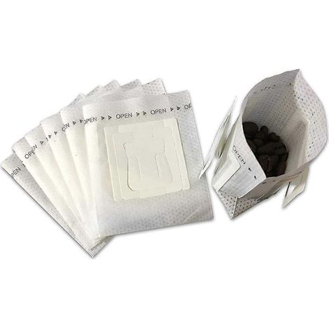 50 tragbare Kaffeefilterbeutel aus Papier zum Aufhängen an den Ohren für die individuelle Zubereitung von Einweg-Filterkaffee. (1/5)
