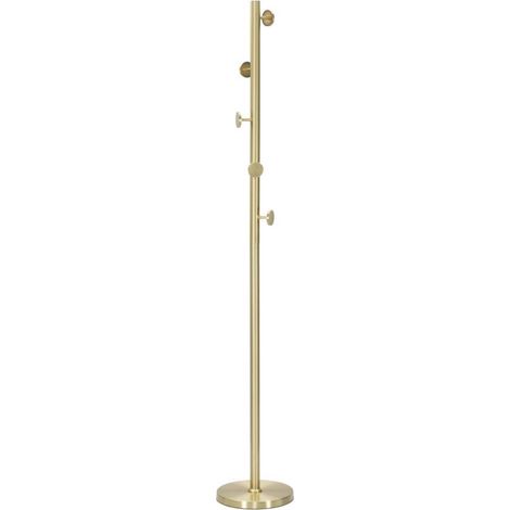Appendiabiti Glamy in ferro dorato – Ø 30 x H 185 cm