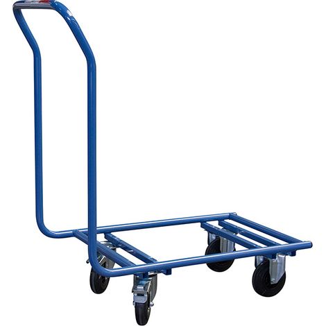 Carrello per contenitori in plastica 600x400 mm - Capacità 200 kg - 800006449