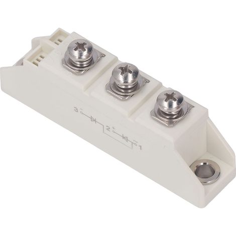 Module redresseur triphasé AC/DC 100A 1600V, pont de diodes haute puissance pour alimentation électrique industrielle. (1/5)