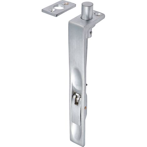 TIMCO Lever Action Flush Bolt Satin Chrome - 150 x 19mm