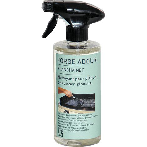 Forge Adour – Nettoyant pour plaque de cuisson plancha 500 ml – Nettoyage à froid – Élimine salissures incrustées – Prêt à l'emploi, sans rinçage (1/4)