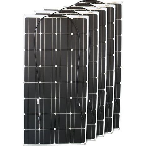 Panneau Solaire, Flexible, Imperméable (1/2)