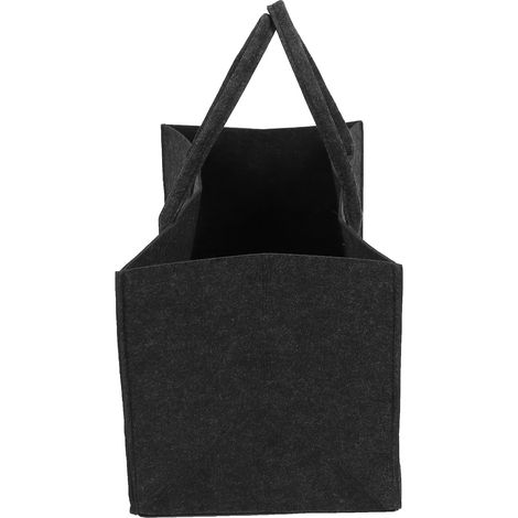 Paniers de rangement en feutre pliables, faits main, rectangulaires, pour la voiture, les voyages, le shopping et l'organisation des vêtements (1/5)