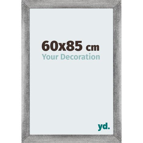 yd. - Cadre photo 60x85 - Gris Patine - MDF - Mura