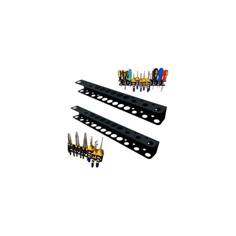 Organisateur de Tournevis,2 Pièces Support de Tournevis,Support Mural Tournevi,Tournevis Étagère Murale,Organiseur Mural en Acier,Étagère Murale Porte-Outils,pour Garage,Sous-Sol