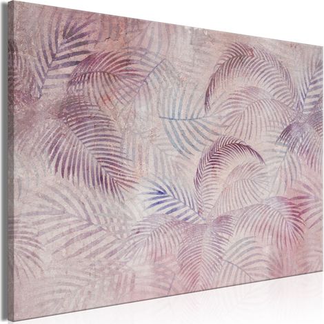 Cuadro decorativo en lienzo, impresión premium en 1 parte sobre marco de madera, diseño de naturaleza rosa, 30x20 cm 110015959 (1/3)
