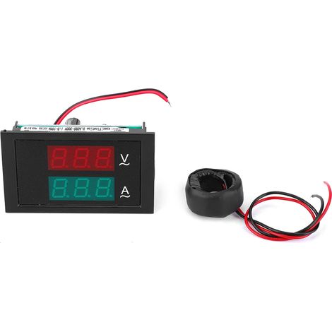 DL85-2042 Dual Display AC 80V-300V 0-100A AC Voltmeter Ammeter Voltage Meter (1/5)