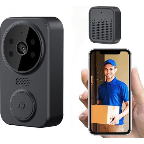 Sonnette vidéo sans fil Tuya Home Security avec interphone WiFi intelligent et caméra (1/5)