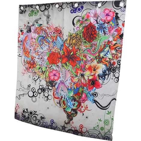 Rideau occultant imperméable pour chambre, salon, bureau, hôtel, 160 x 184 cm (1/5)