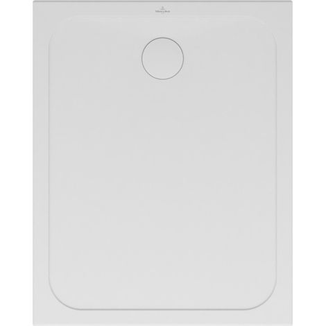 Villeroy & Boch – Receveur de douche antidérapant 100 x 80 cm – Céramique blanche – Classe C PN24 – Installation à encastrer – Nettoyage facile