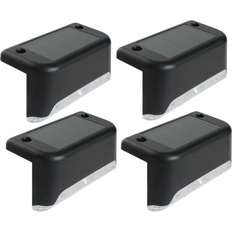 [JAMAIS UTILISÉ]4PCS  LED chemin solaire escalier lumière extérieure jardin cour clôture mur paysage lampe (1/5)