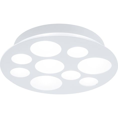 Lampe de plafond moderne Pernato blanc Ø 38cm - 94588 (1/3)