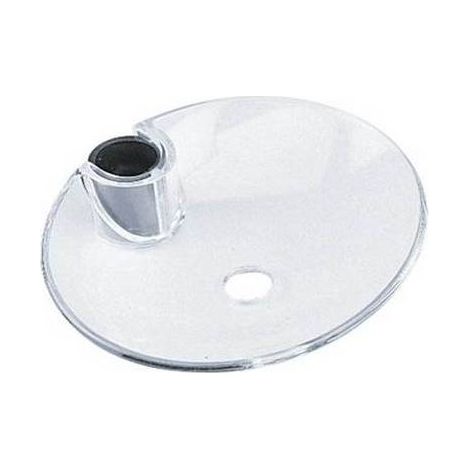 Porte-savon rond avec adaptateur de tige réglable