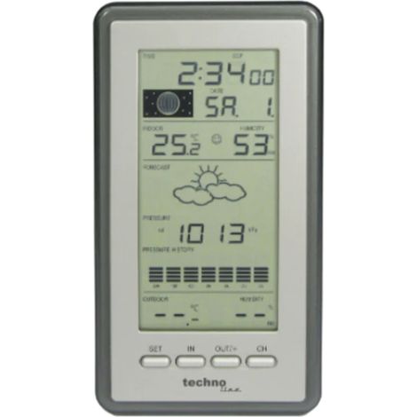Techno Line WS 9040 Funk-Wetterstation Anzahl Sensoren max. 3