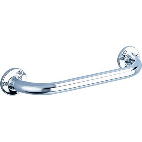 Poignée d'angle Delabie 135 g ECO D25 220x220 mm, finition poudrée blanche