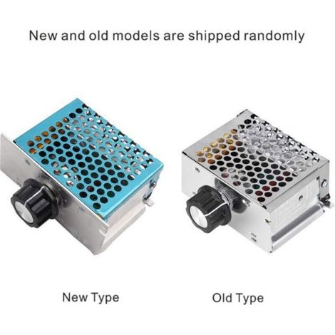 Régulateur de tension AC - MHY® - 4000 W - 220 V - Pour moteur à brosses - Réglage de 10 V à 220 V - Contrôle de vitesse (1/4)