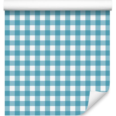 Papier peint à motif turquoise pour salon et chambre, 50 x 1000 cm (1/5)