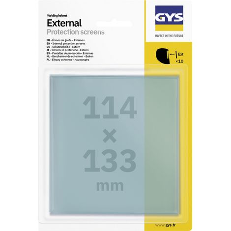 GYS 043893 Ersatzscheiben für Schweißerschutzhelm (1/2)