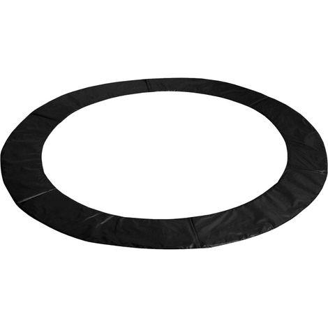 Aga Trampolin Randabdeckung, Federabdeckung mit innerem Netz 427 cm 14 ft Schwarz, Randschutz, Trampolinzubehör, Federabdeckung