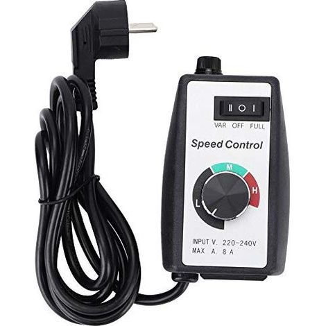 Drehzahlregler, universeller stufenloser elektronischer Drehzahlregler-Schaltregler für Motorlüfter-Kanallüfter EU 230V