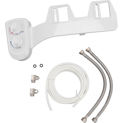 Lavette WC bidet double bouton, buse mobile non électrique, auto-nettoyante, accessoire pour salle de bain domestique (1/5)