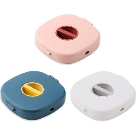 Enrouleur de câble - Lot de 3 enrouleurs de câbles - Support de câble - Organisateur de câbles - Gestion des câbles USB - Câble d'écouteurs - Stockage des câbles de données (1/5)