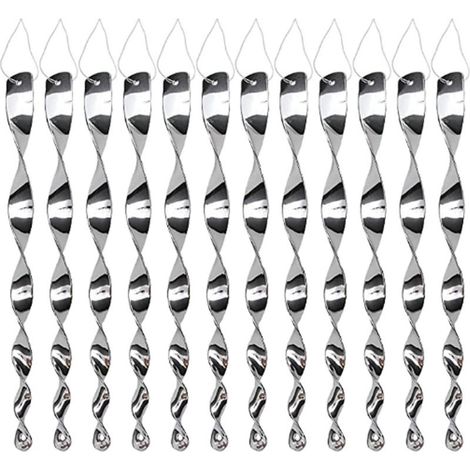 Reflektierendes Vogelabwehrmittel – 30 cm – Umweltfreundliches Spiralmetall – Für Garten, Terrasse und Pool – 20er-Packung (1/5)