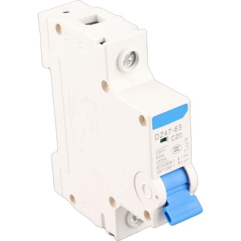 1P Disjoncteur Mini pour Petit Système de Génération de Puissance DZ47-63 230V 20A (1/5)