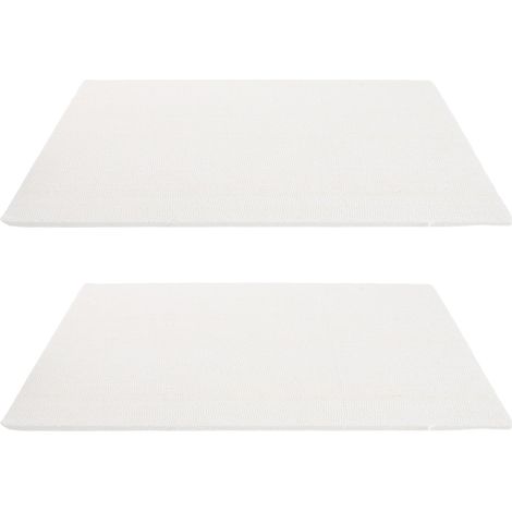 Panneaux Isolants Ignifuges en Fibre Céramique 5 Mm – Lot de 2 – Isolation Thermique Haute Température pour Poêle à Bois, Four à Pizza et Cheminée Industrielle (1/5)