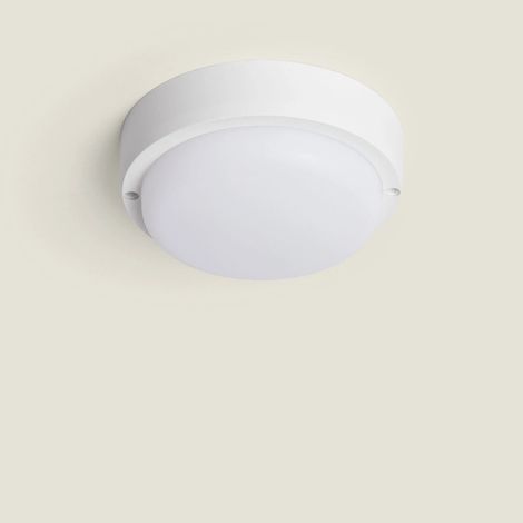 Plafoniera LED 15W Circolare per Esterni Ø140 mm IP65 Hublot White 4000K Bianco Naturale (1/5)