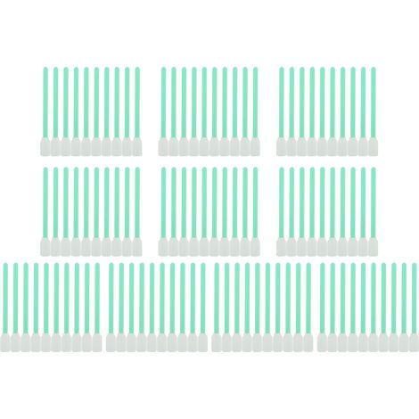 100 Écouvillons en Mousse Multifonctionnels pour Salle Blanche, Doux et Flexibles, Non Pelucheux, pour Nettoyage et Artisanat en Cuir Synthétique (1/5)