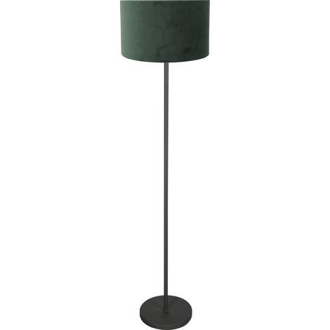 Mexlite - lampada da terra - Noor - verde nero - metallo tessile (1/2)