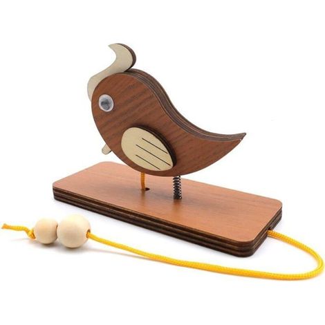 Bardusch - Sonnette Entrée Magasin, Woodpeckers Cloche Porte D'Entrée, Cloche En Bois Créative, Pour Portes De Chambres D'Enfants Afin De Pro (1/4)